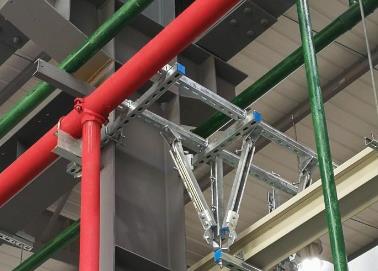 石家庄该抗震支架的整体式支吊架结构协调性好